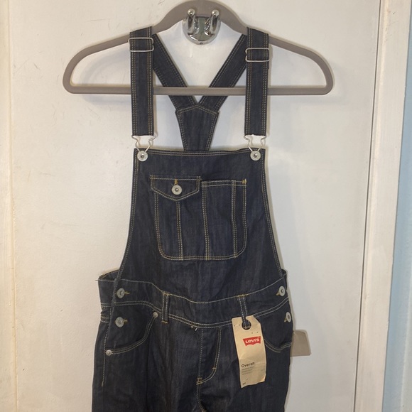 Levi’s Dark Wash Overalls Size 14 NWT - Picture 2 of 12